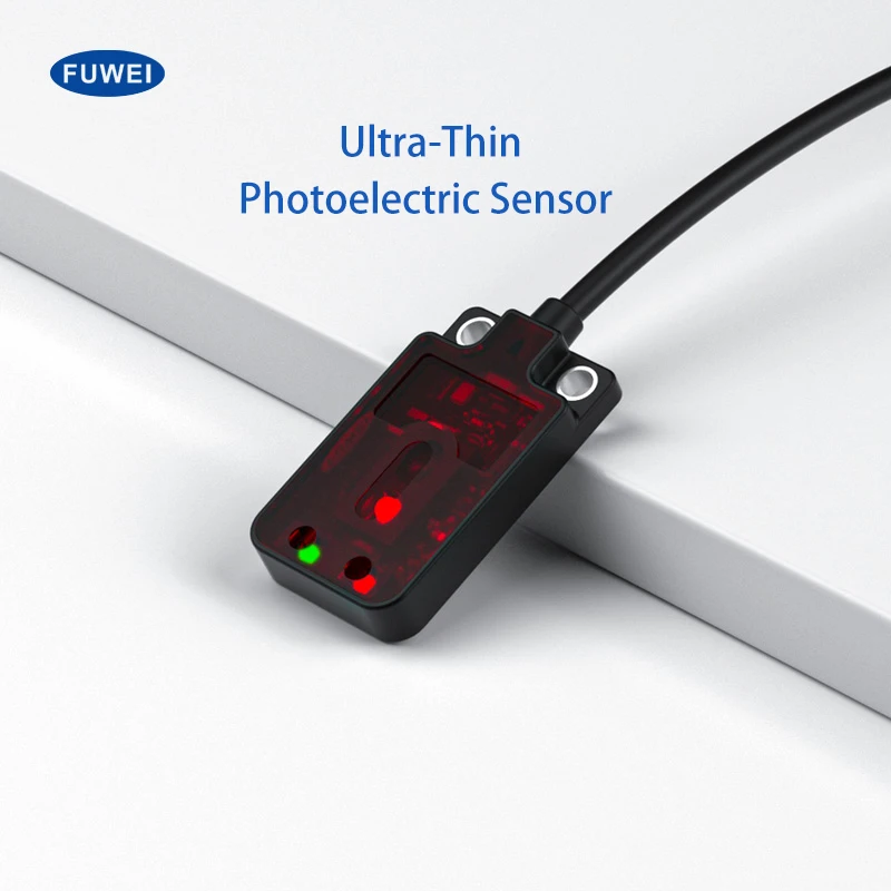 

FUWEI FGNS04 Series Ultra-Thin Photoelectric Sensing Switch Sensor Flat Micro Reflection E3T-FD11Transparent Object Counting