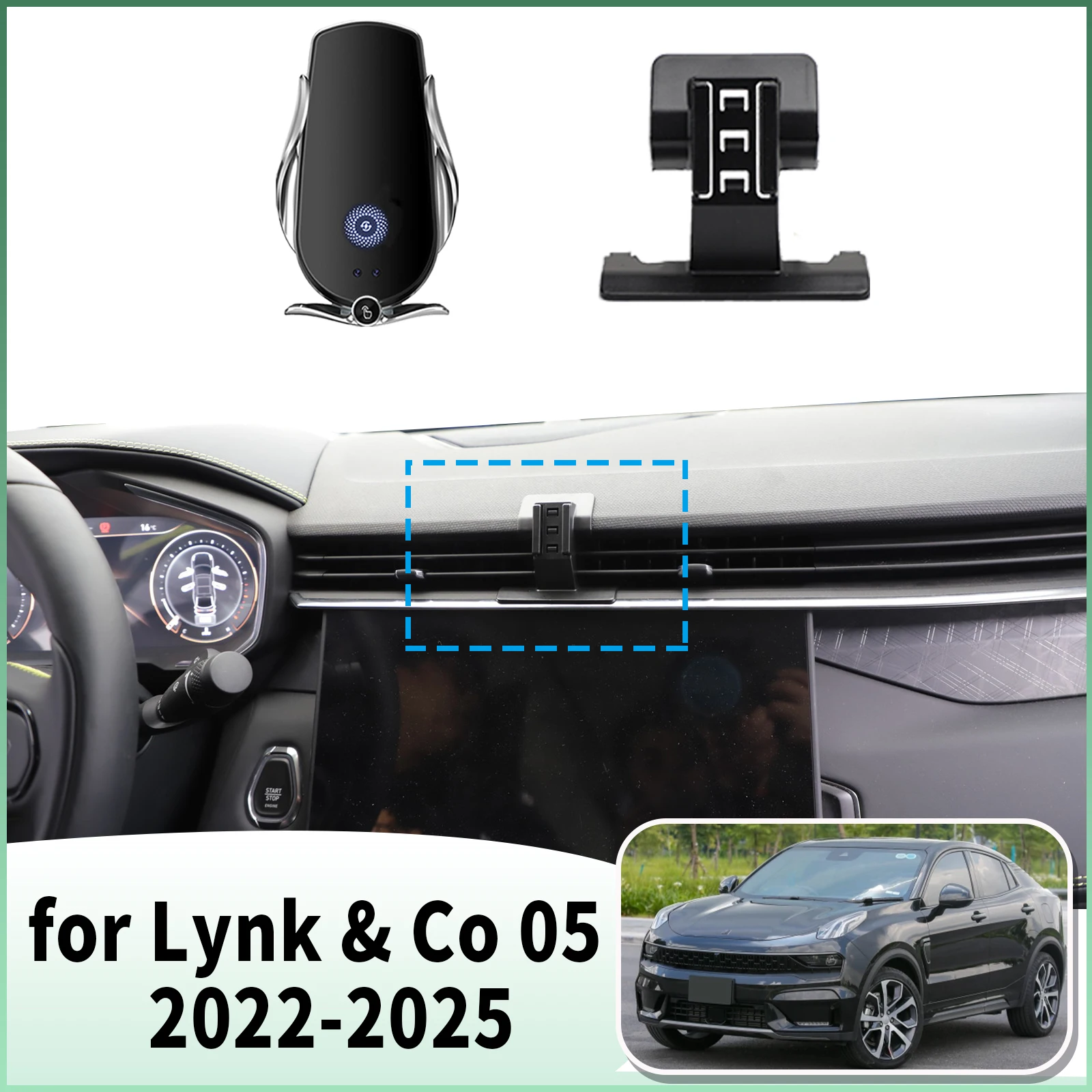 

​​fit for Lynk & Co 05 2022 2023 2024 2025 Specific Dashboard Navigation Phone Holder Mount Design Car​​ accessoires