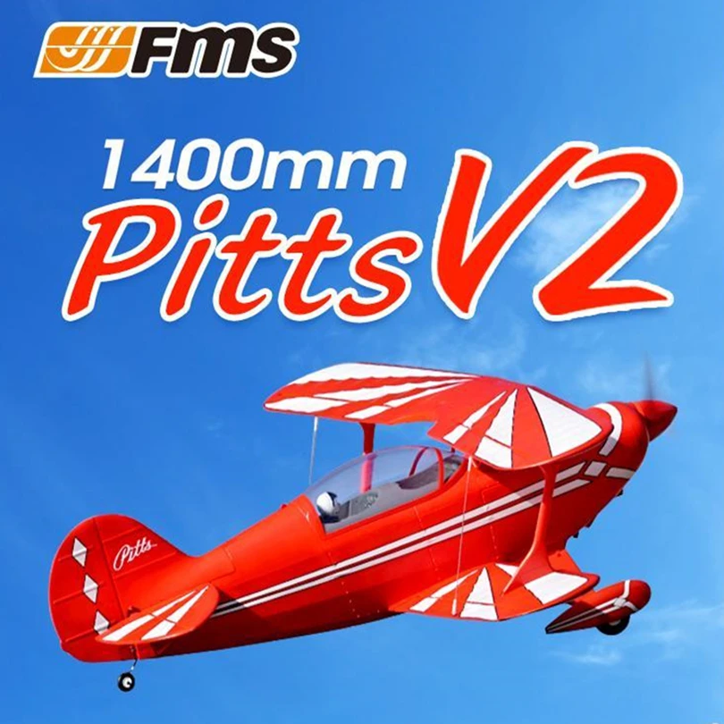 FMS 1400MM 1.4M Pitts Special Aerobatic 3D Biplane RC Airplane PNP 6S EPO Gaint Big Scale Radio Control Model Plane Aircraft