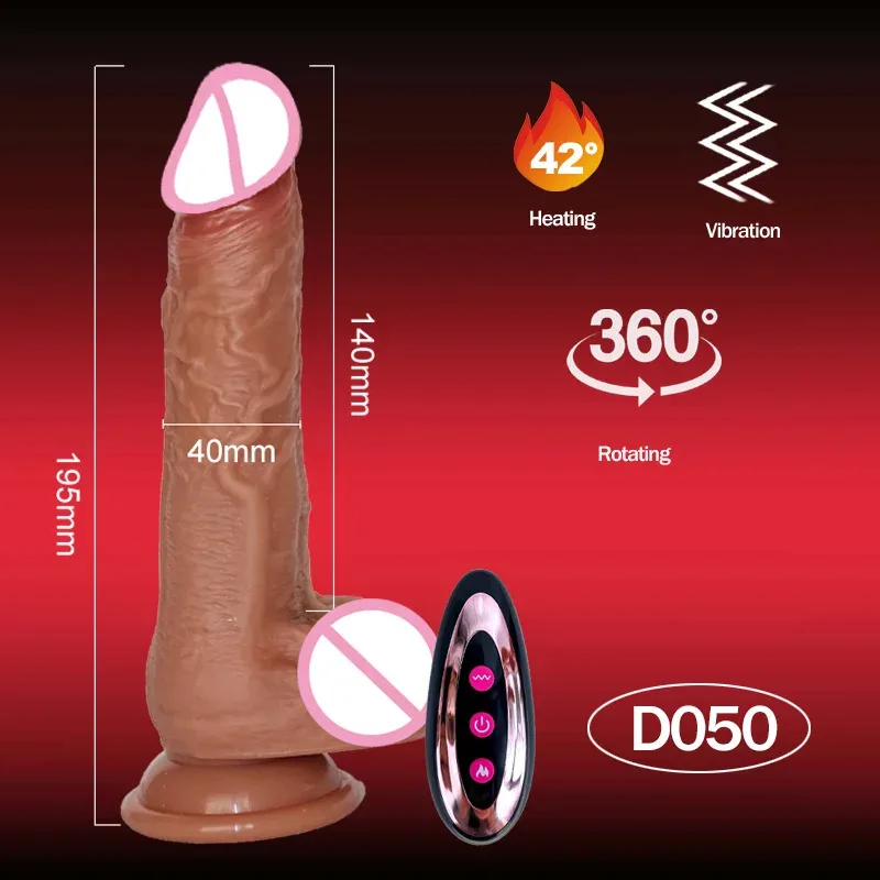 voor vrouwen realistische dildo vibrator grote penis telescopische verwarming siliconen vrouwelijke dildo's g-spot anale stimulatie vibrators