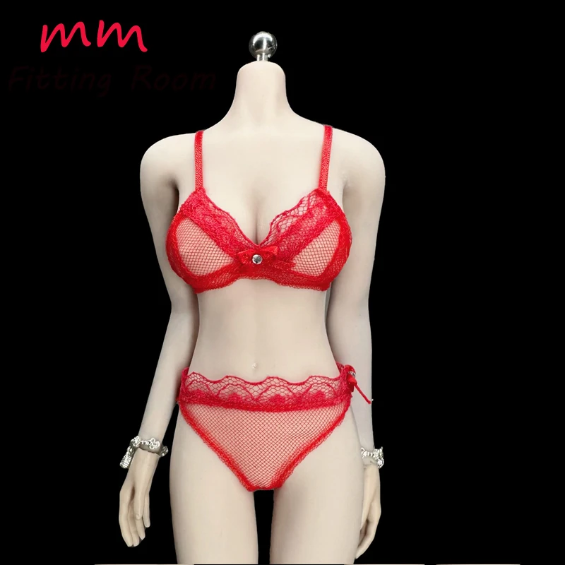 

1/6 Scale female clothes lace Lace lingerie set fit 12'' action figure doll TBLeague S10D S07C