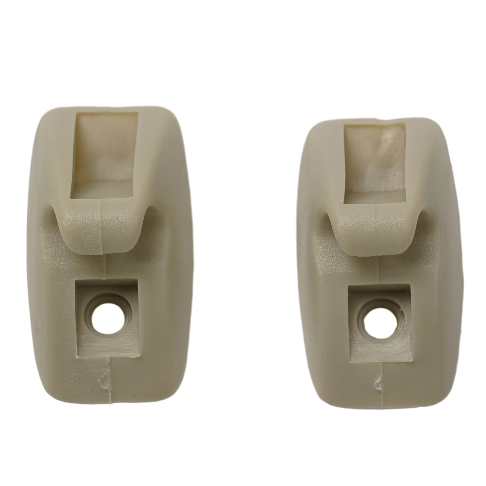 2pcs Car Sun Visor Support Clip Retainer Hanger Beige Holder Hook Bracket OE 191857559 For Rabbit 1979-1984 MK1 1979-1984