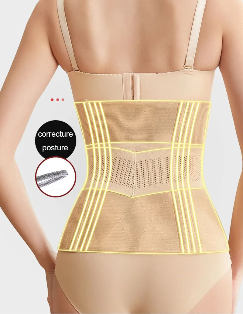 Corrective Underwear Slimming Waist Trainer Corset Pulling Strap Women Body Shaper Waist Belt Cincher Dress Girdle Shapewear XXS