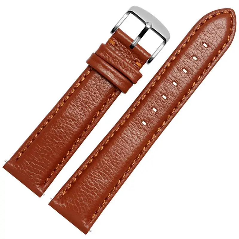 

ONECMN Genuine leather watchband for Ticwatch 2 watch straps 20mm Quick release pins