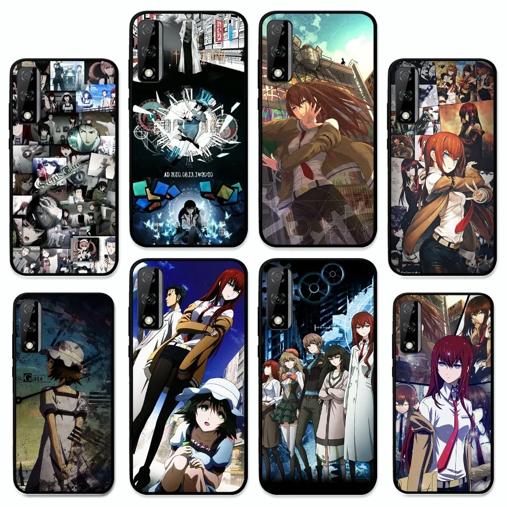 Steins Gate Anime Phone Case For Huawei Y9 6 7 5 Prime Enjoy 7s 7 8 plus 7a 9e 9plus 8E Lite Psmart Shell