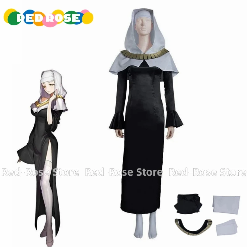 

Fate Grand Order Fgo Sessyoin Kiara Nun Robes Dress Outfits Halloween Carnival Suit Cosplay Costume