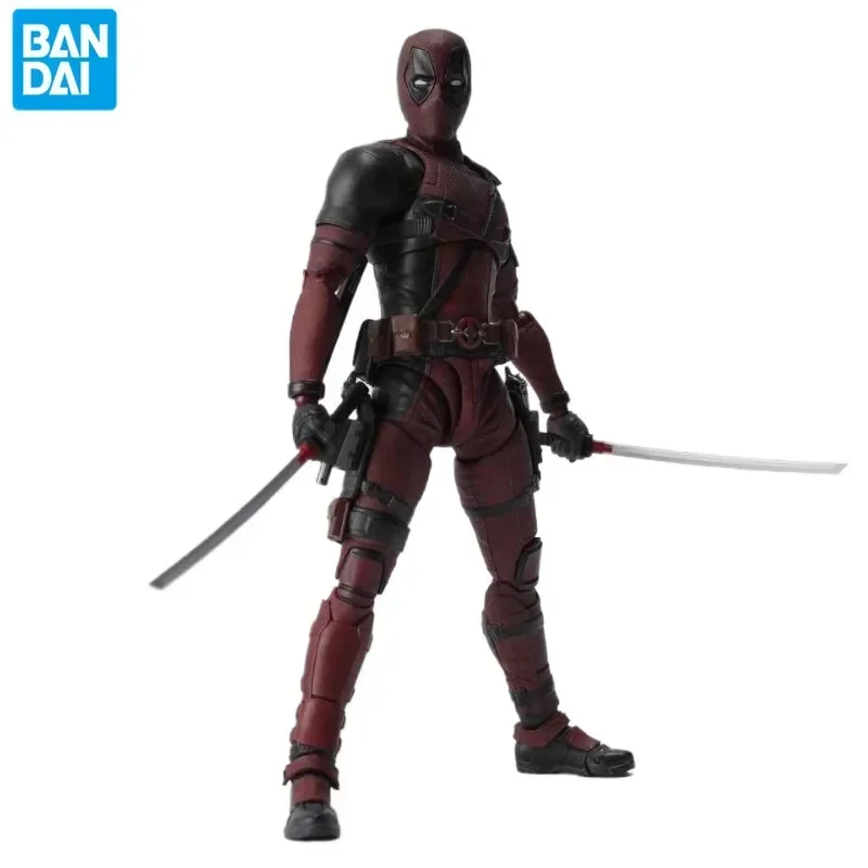 Original tv anime deadpool 2 wade winston wilson mutant s.h. figuarts brinquedo pvc figura de ação presente modelo colecionável