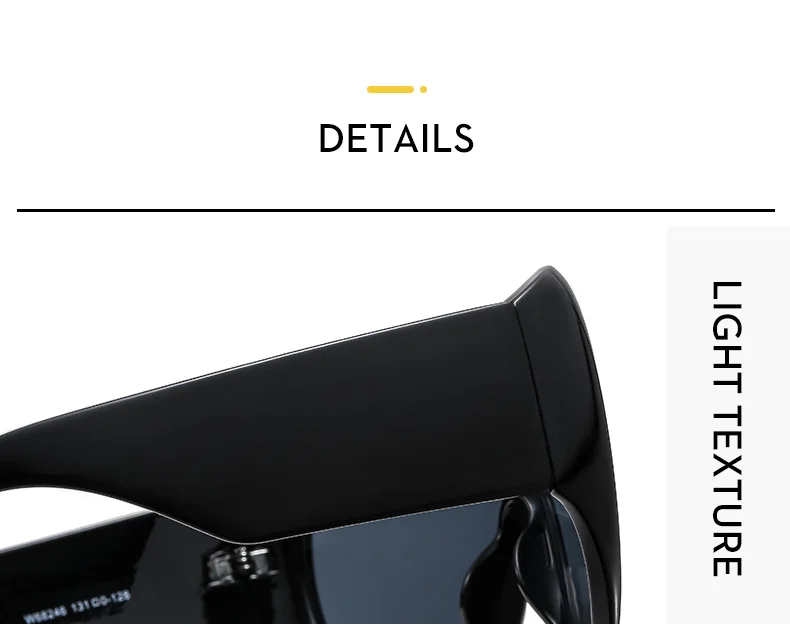 Neue Sport-Sonnenbrille mit übergroßem Rahmen, trendige personalisierte Sonnenbrille für Männer und Frauen, Outdoor-Radsport-Sonnenschutz-Sonnenbrille – Detail 7