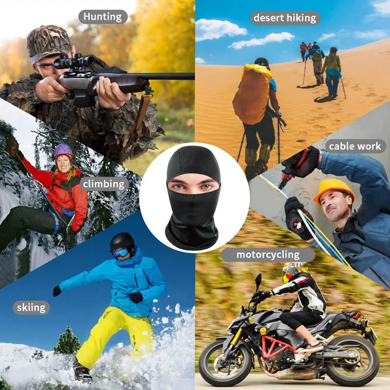 Ski Mask For Men And Women, UV Protection Mask, Suitable For Motorcycles And Snowboards