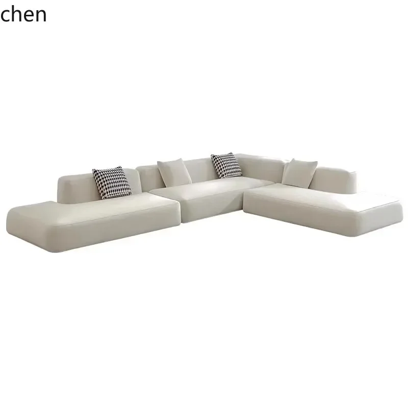 DSA simple modern technology cloth leave-in sofa Italian living room combination sofa small apartment