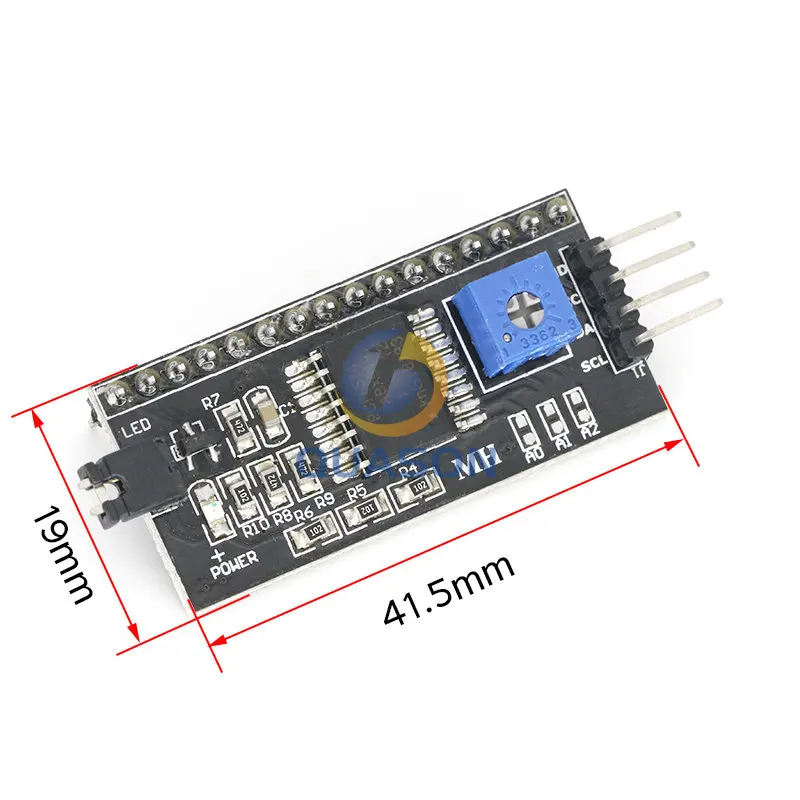 IIC I2C TWI SPI Serial Interface Board Port 1602 2004 LCD LCD1602 Adapter Plate LCD Adapter Converter Module PCF8574