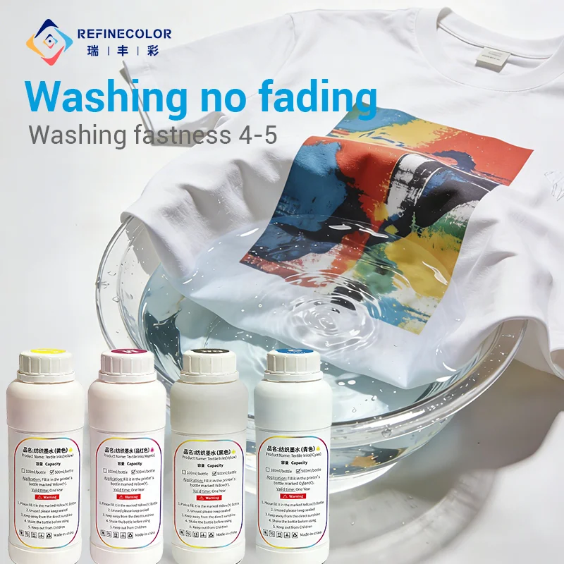 Refinecolor 500ML/Flasche DTG  – Direct To Garment Ink Bewertung und Preis