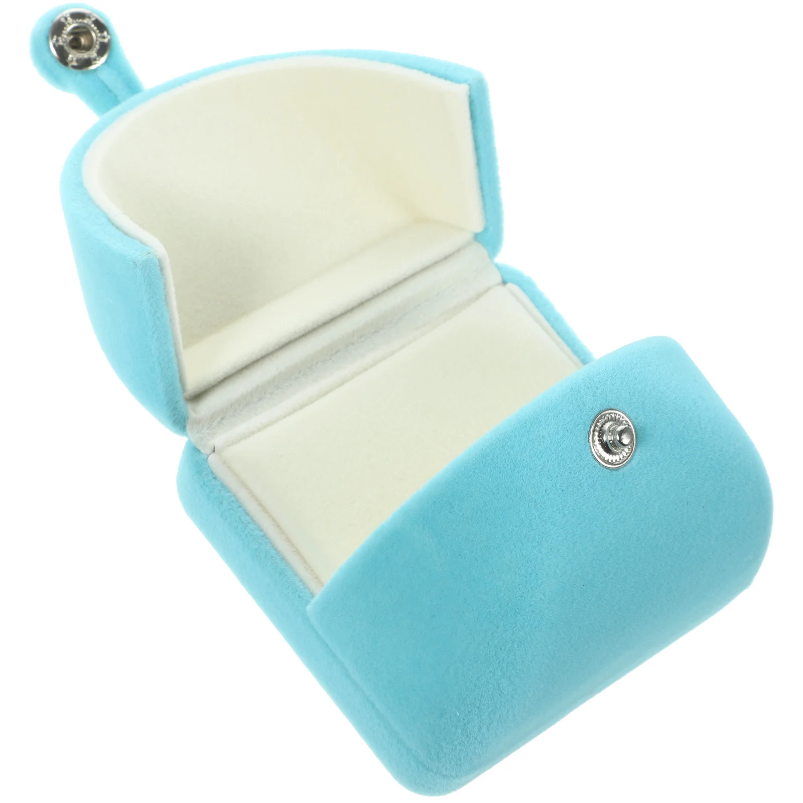 

Rings Box Holder Earrings for Wedding Ceremony Jewelry Boxes Blue Proposal Case