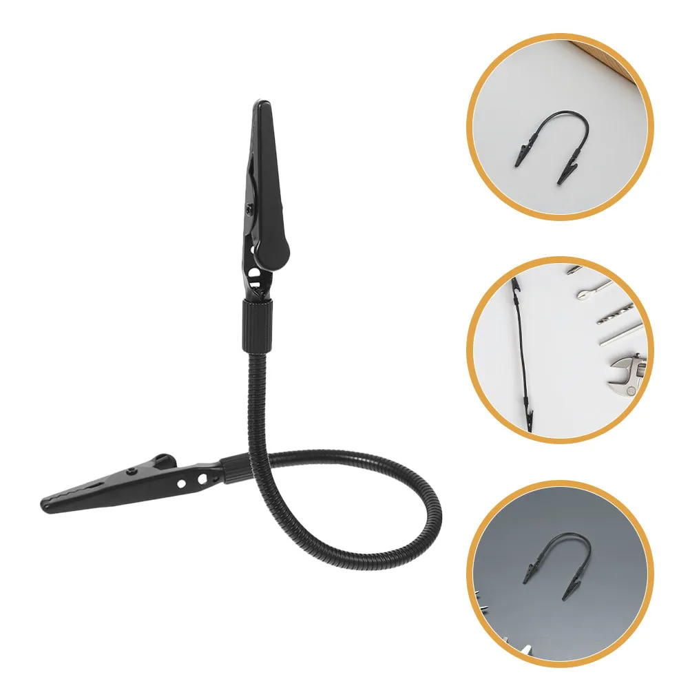 

3Pcs Sturdy Metal Soldering Clamp with Bendable Arms Wire Holder Photo Display Clip Memo Note Organizer Soldering Helper Craft