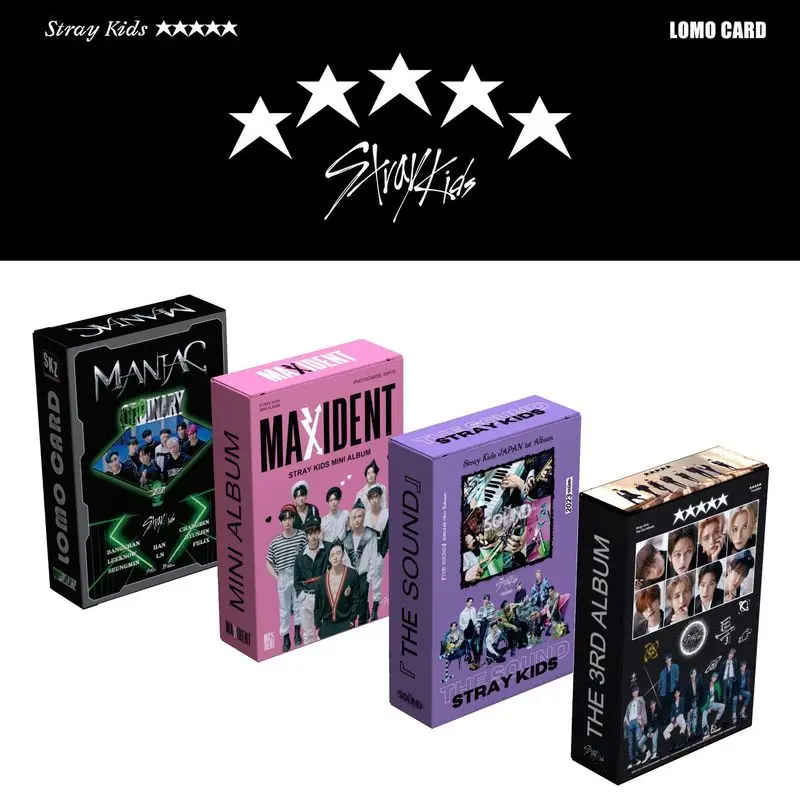 

Stray Kids Hyunjin Lomo Cards Skzoo 55pcs Maxident Oddinary The Sound Album Photocards Collectible Postcards For Kpop Fan Gifts