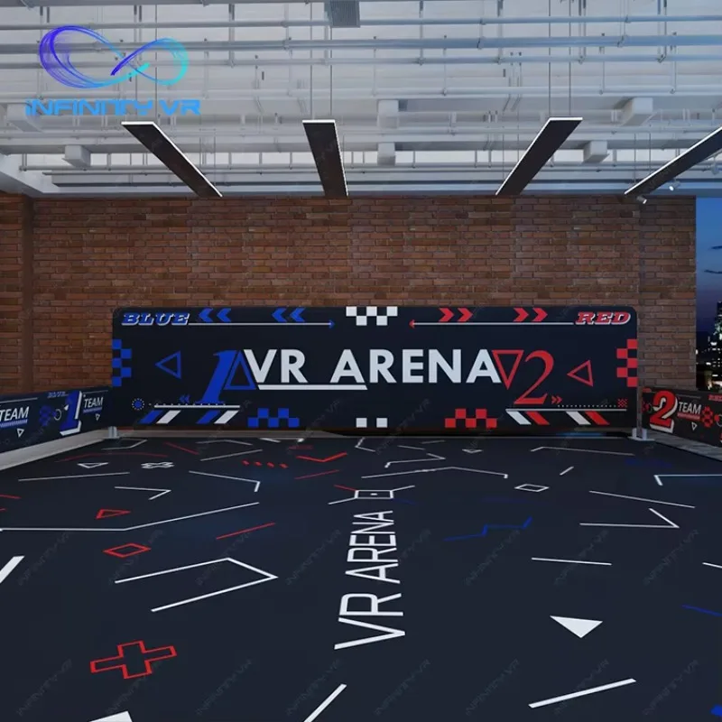 Free Walking Virtual Reality Big Space Simulator 4/6/8/10 Persons Multiplayer Game Shooting Gun Game Vr Arcade Arena