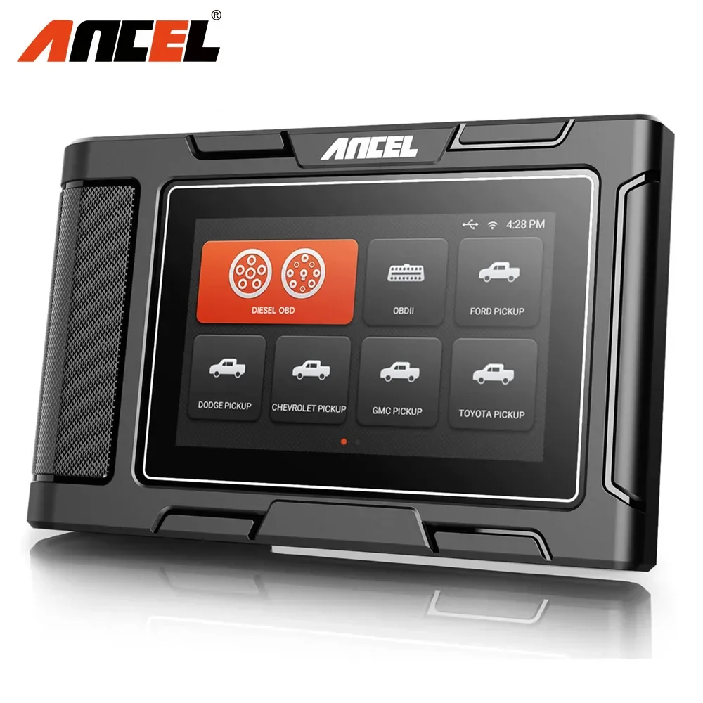 ANCEL HD3500 Pickup Light Truck OBD2 Scanner All System Diesel Truck Diagnostic Tools D-P-F Regener for Dodge for GMC for Ford