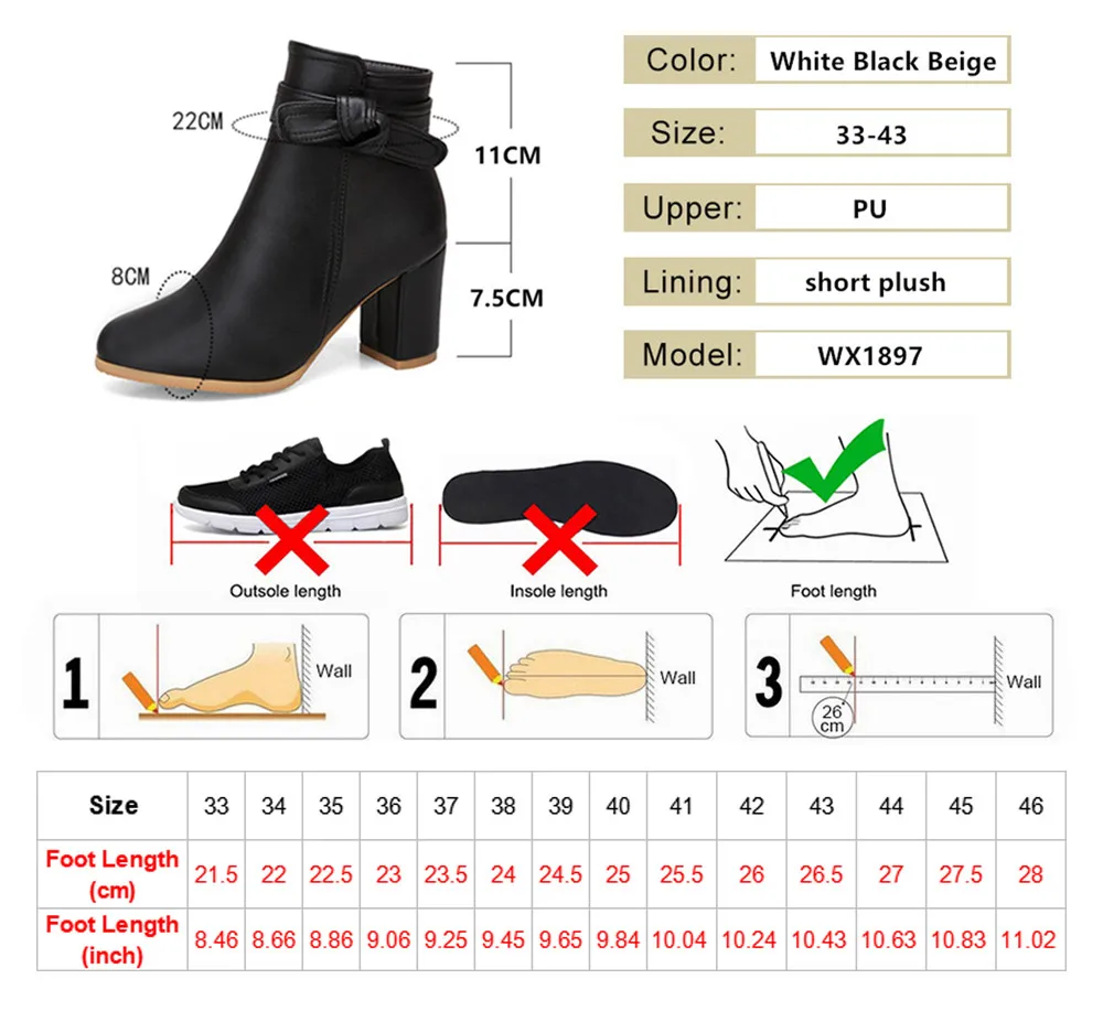 2024New Women Side Zipper Bow Мартин Cапоги Comfortable Mid Heel Ankle Boots Fashion Shoes Black White Square Heel Chelsea Botas