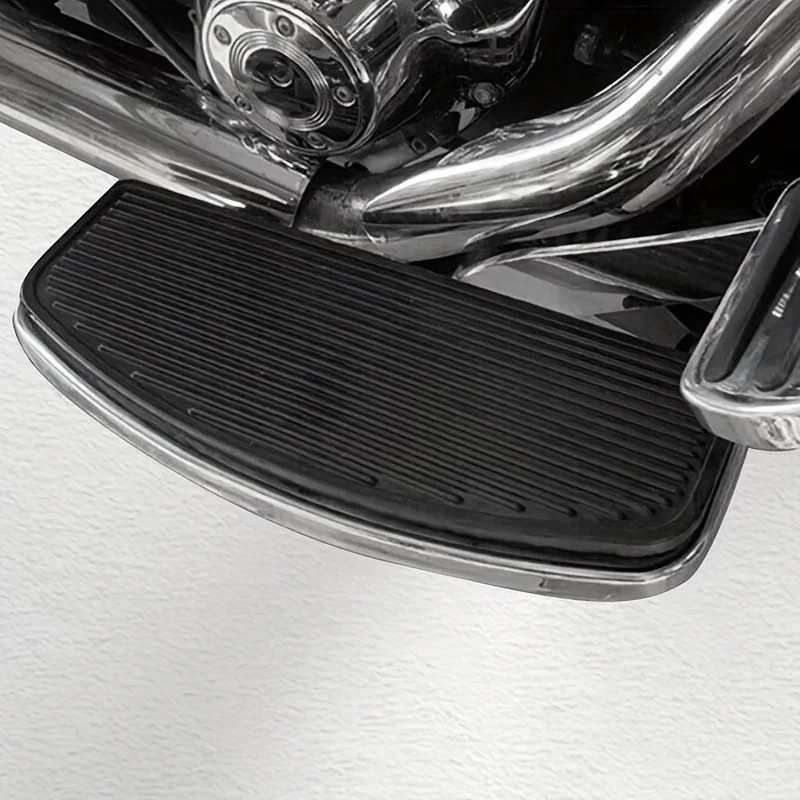 

Motorcycle Pedals - Comfortable black textured surface for enhanced control, suitable for most street cars
