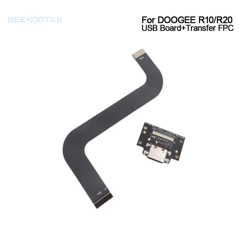 New Original DOOGEE R10 R20 USB Board Base Charging TYPE-C Port Board With Transfer FPC Accessories For DOOGEE R20 Tablet