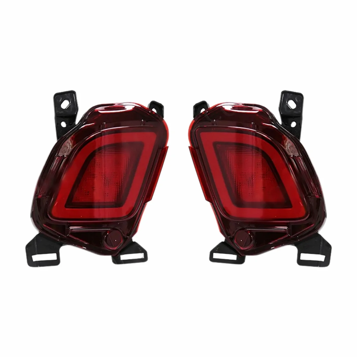 

For Toyota Highlander 2015-2018 Rear Bumper Reflector Lights LED Fog Lamp Brake Light Turn Signal