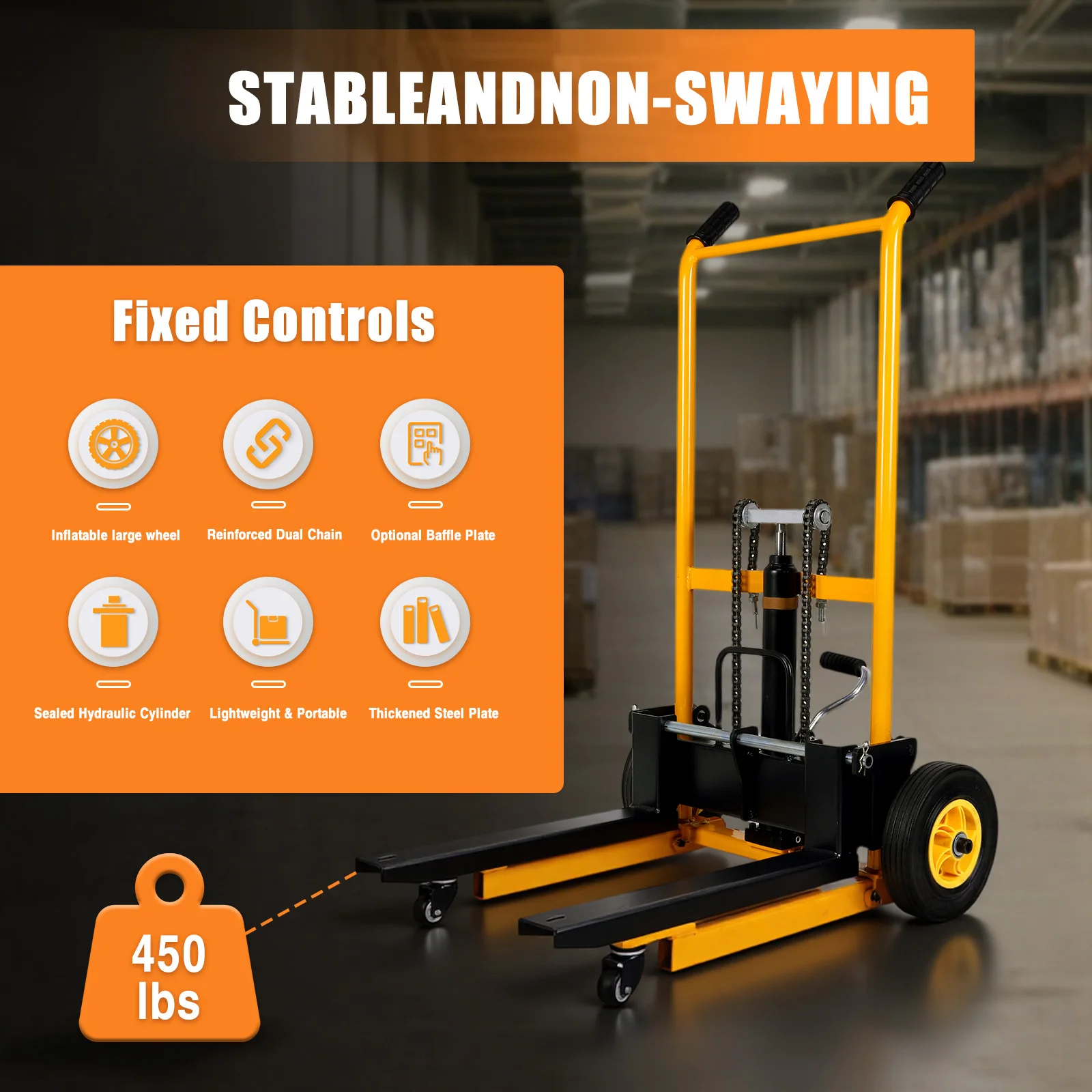 Mini empilhadeira manual empilhador hidráulico leve portátil palete jack mesa carrinho palete caminhão dolly para comercial e indústria