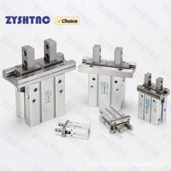 MHZ2 10D 16D 20D 25D Double Acting Air Gripper Pneumatic Finger Cylinder SMC Type Aluminium Clamps Bore 10-40mm Grab MHZ2-16D