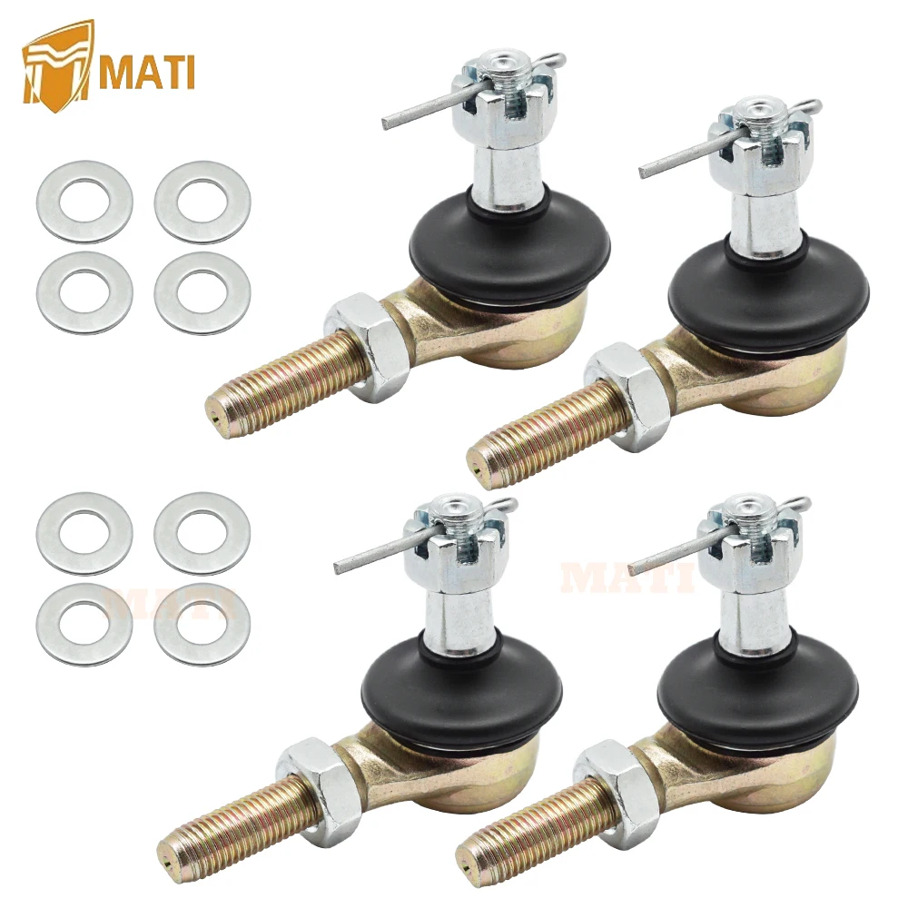 MATI Tie Rod End 2 Sets Kit for Yamaha Raptor 700 YFZ450 YFZ450R YFZ450X 1S3-23841-20-00 1S3-23845-20-00 Warranty for one year