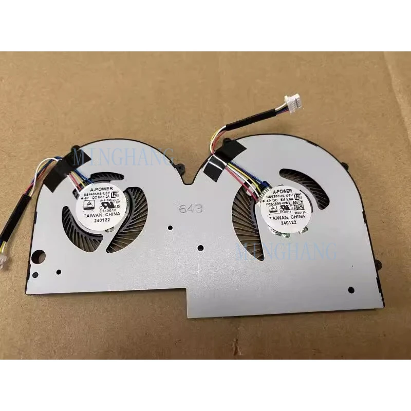 

M New System Cooling Fan BS5205HS-U6Y DC5V 1.0A For MSI Summit E16 AI Evo MS-1595