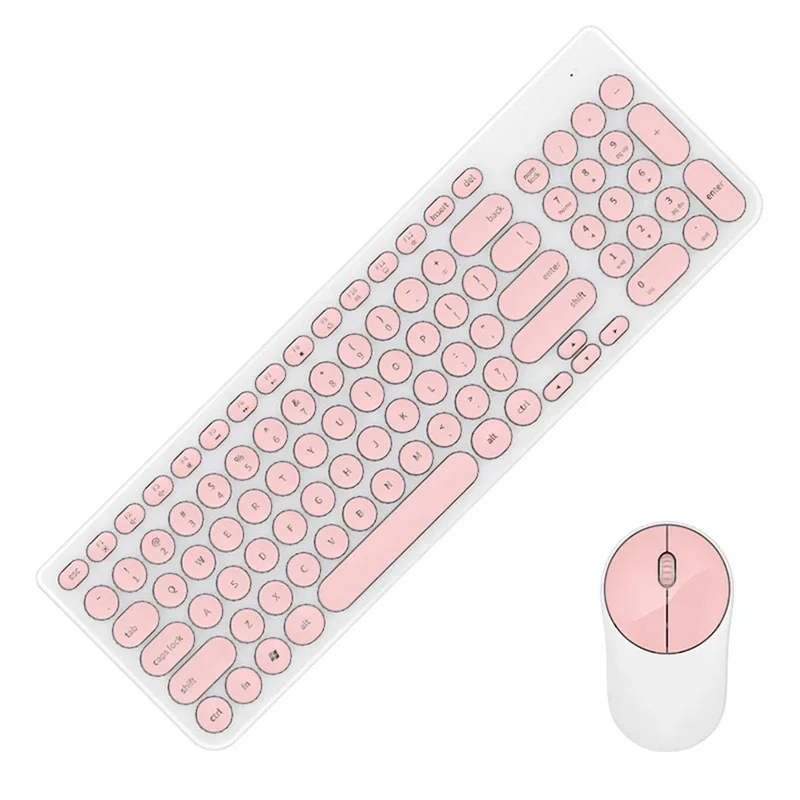 Ik6630 Wireless Keyboard And Mouse Combo Laptop Mute Button Home Office Notebook Desktop Gaming Keyboard