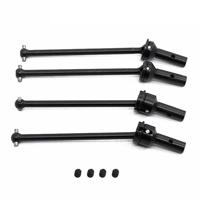 4Pcs Metal Front and Rear Drive Shaft CVD for Arrma 1/8 Typhon 1/7 Infraction Limitless 6S RC Car Upgrade Parts,1