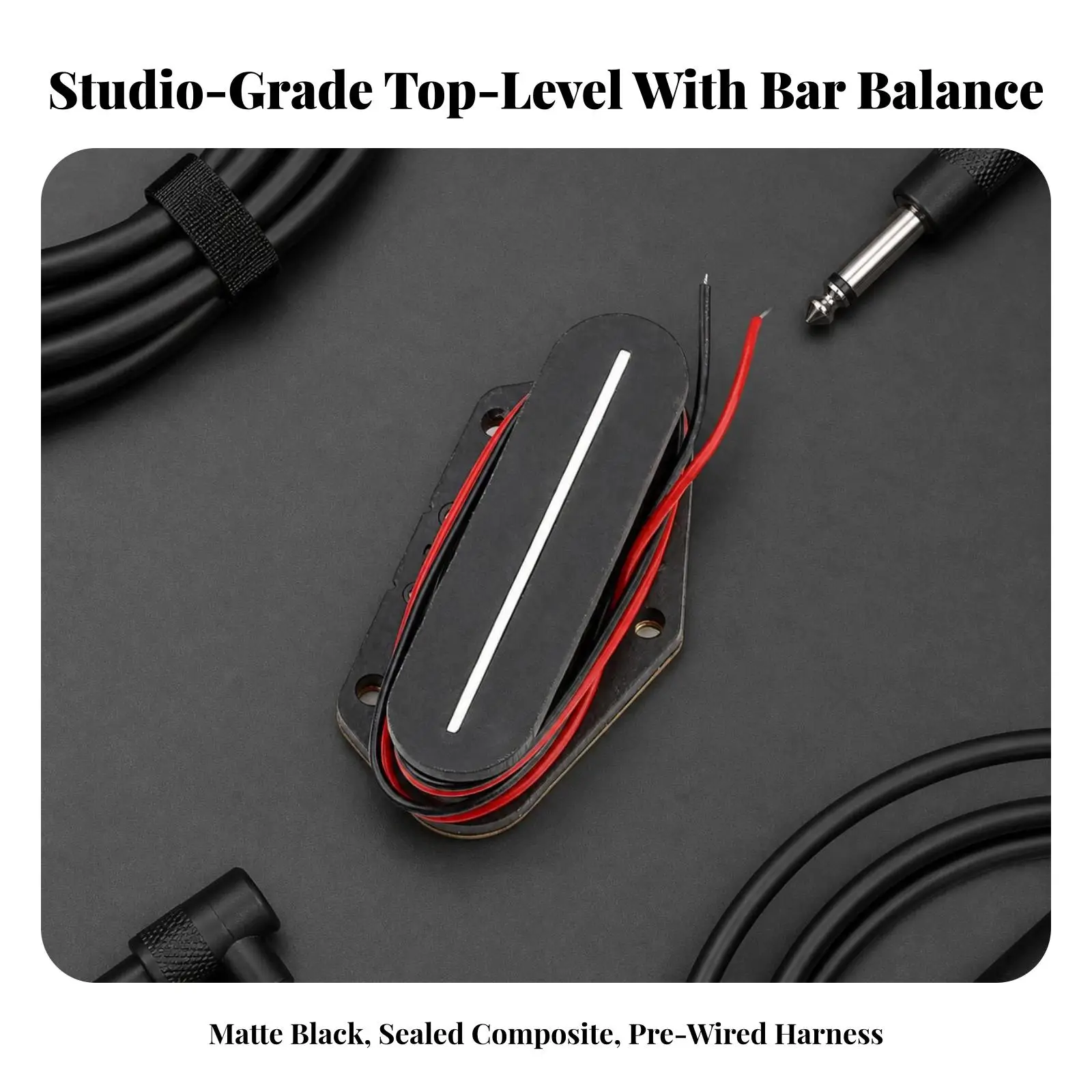 Electric Guitar Pickup Metal Plastic Build Single Coil High Output for Versatile Musical Instrument Projects