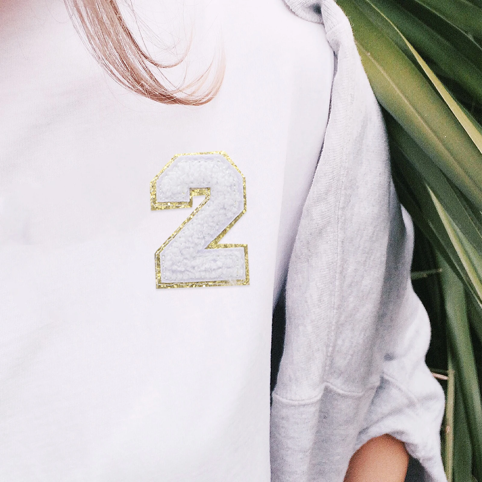 

20 Pcs Digital Number Patches Decorative Polyester Appliques Clothes Bags Hats Multi Function Embroidered Coat Accessories DIY