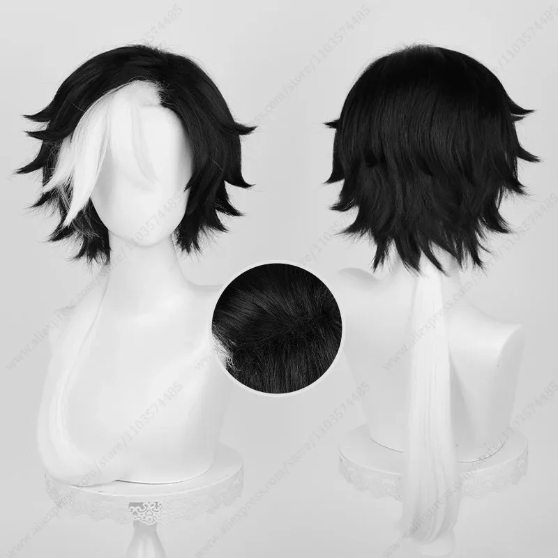 Wiwiwi 123 المصور DM جوزيف شعر مستعار تأثيري 68 سنتيمتر طويل مختلط اللون مقاومة للحرارة بيروكات صناعية #2