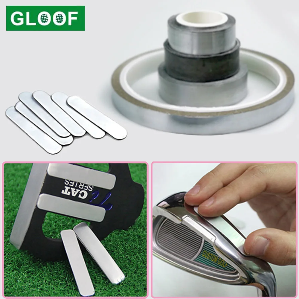 1Set GLOOF Golfer Adhesive Lead Tape Strips Add Power Weight To GOLF CLUB Tennis Racket Iron Putter Golf Accessaries