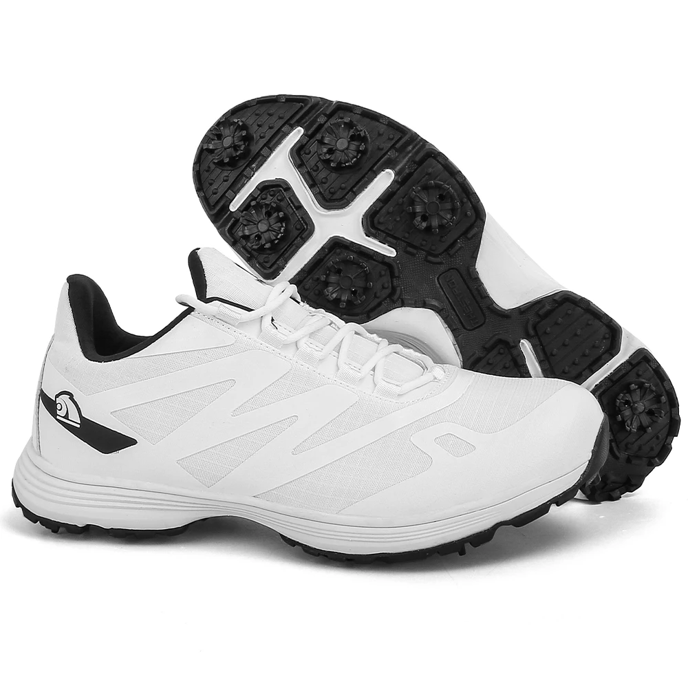 

Size 49 men's white golf shoes men's shoes special for playing golf shoes leather black golf shoes large39-49