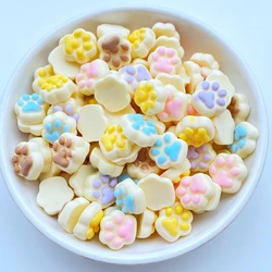 20Pcs New Kawaii Cute Feet Flat Back Acrylic Cabochons Scrapbooking DIY Jewelry Craft Decoration Accessorie