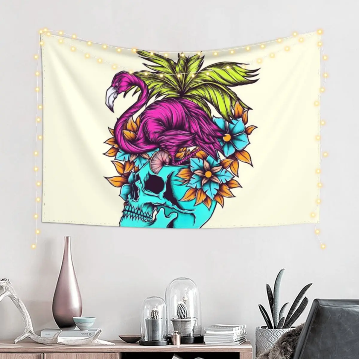 

Flamingoo Tapestry Bedroom Deco Korean Room Decor Decoration For Rooms Aesthetic Room Decors Tapestry