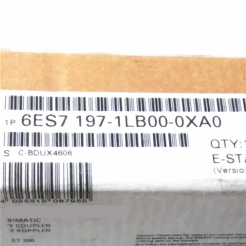 

NEW 6ES7197-1LB00-0XA0 6ES7551-1AB00-0AB0 6ES7136-6DB00-0CA0 6ES7132-6BF01-0BA0 6ES7522-1BH10-0AA0 6AV2124-0MC01-0AX0