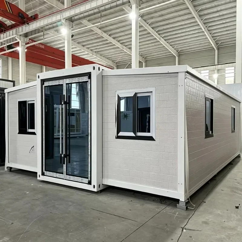 2 Bedroom Ready To Ship Easy Assembly Sandwich Panel Luxury Thermal Insulation Modular House Shed Container Container Unit