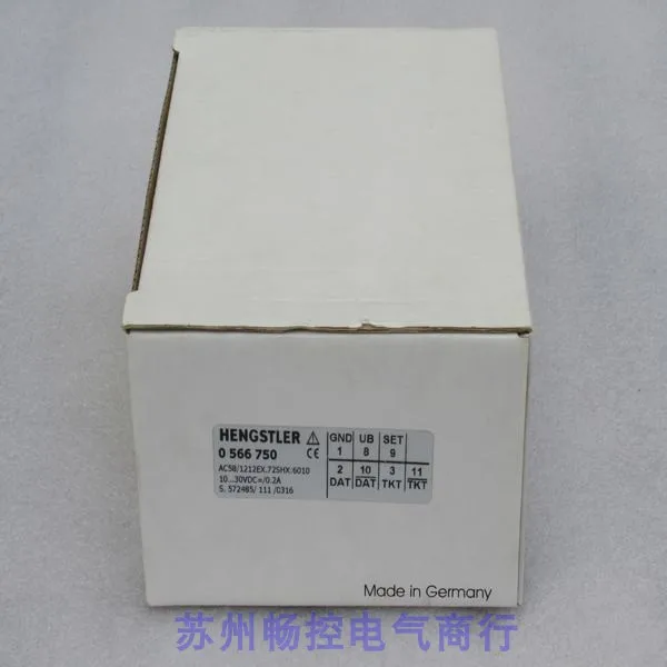 

Совершенно новый телефон кодовый датчик Hengstler AC58/1212EX.72SHX: 6010 Stock 0566750