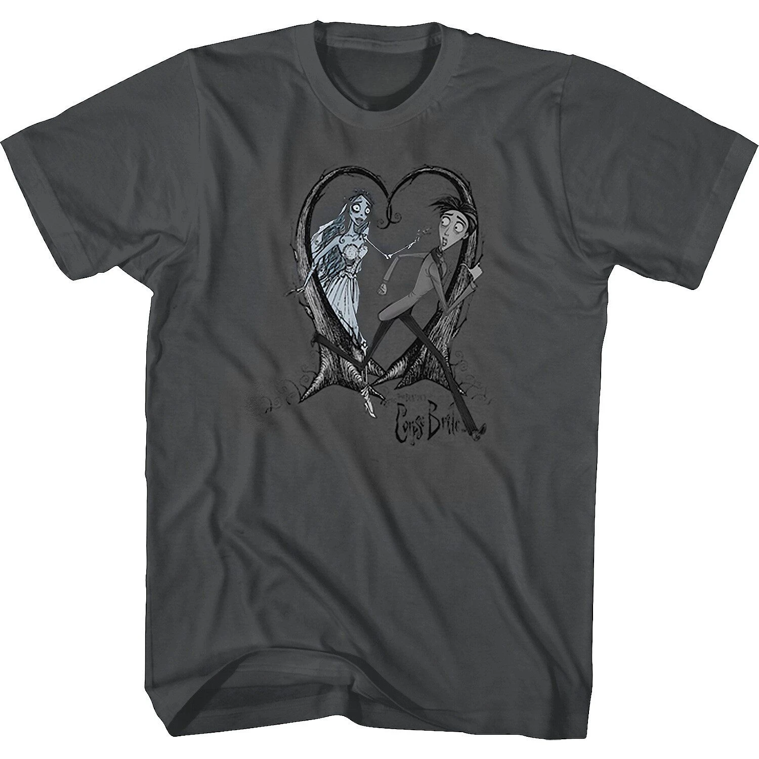 Y2k 2005 Tim Burton's Corpse Bride Puppet Animation Movie Limited Edition American T-shirt