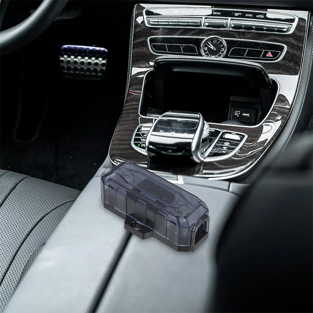 

2pcs Car Audio Fuse Box Zinc Alloy USB 200A Fuse Panel Fused Distribution Block Terminal ANL Holder