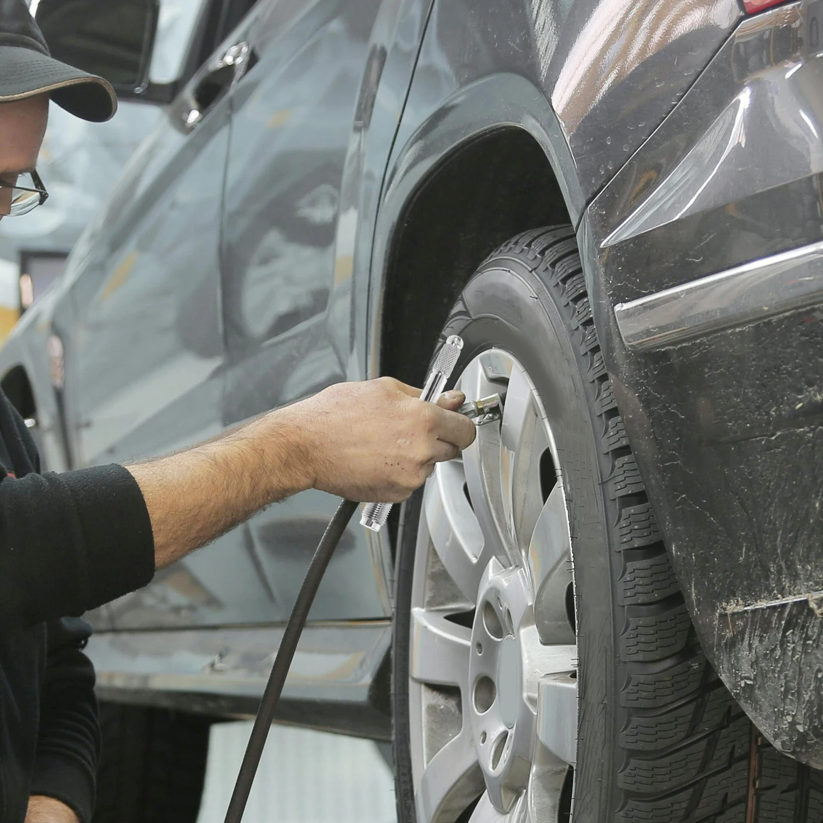 Stainless Steel Wheel Alignment Pin Automotive Mechanic Emergency Tire Changing Durable *1.5 Nut Remover Compact Portable