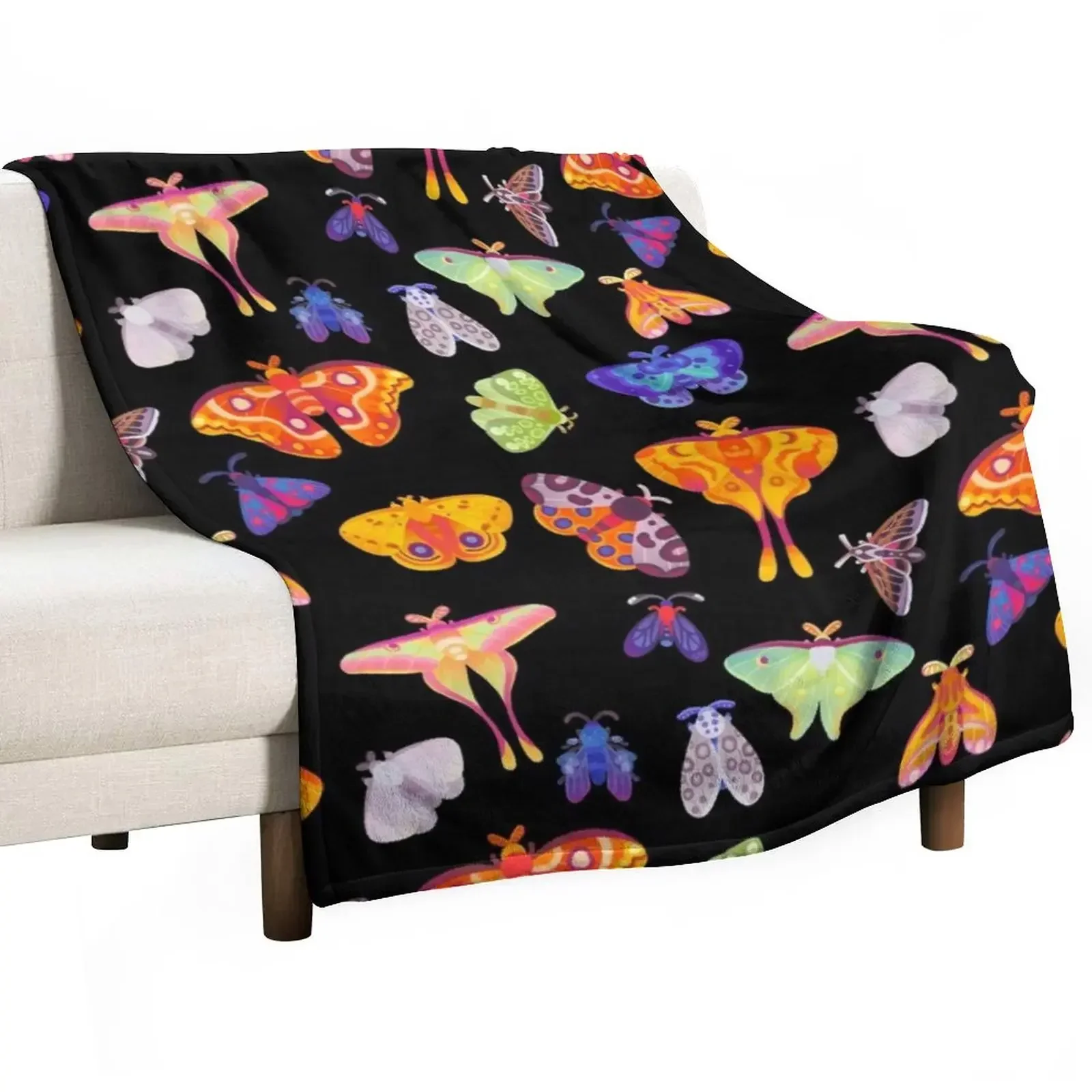 

Moth Throw Blanket Designers heavy to sleep Blankets