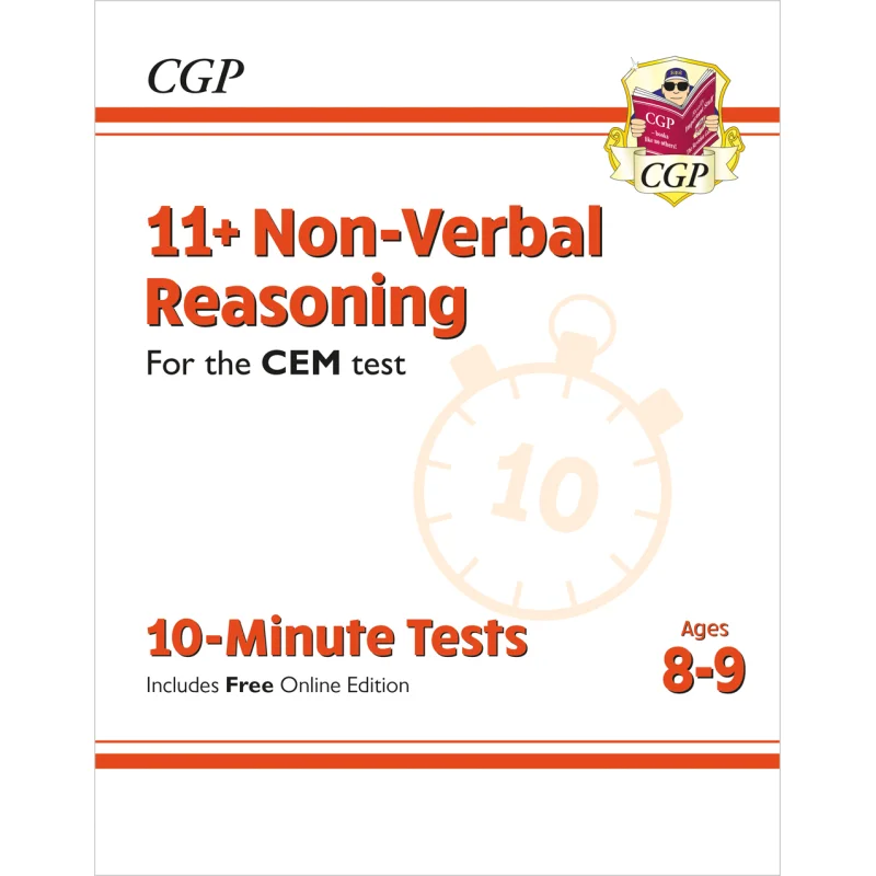 

11 CEM 10Minute Tests NonVerbal Reasoning Ages 89 With Online Edition CGP Books Coordination Group Publications 9781789081992