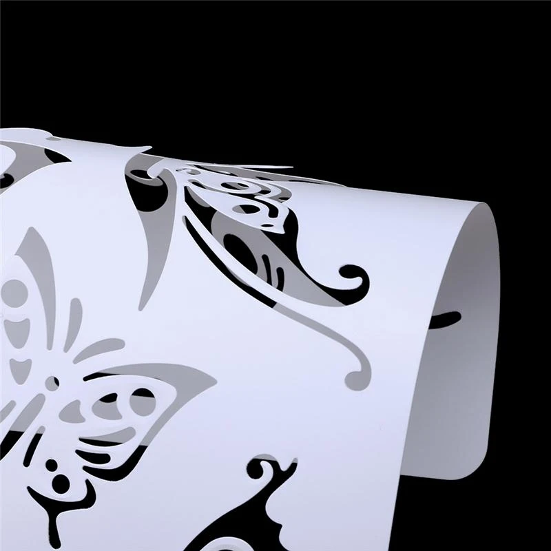 طبقات الإستنسل ألبوم سكرابوكينغ رسم اللوحة قالب ورقة قالب DIY #6