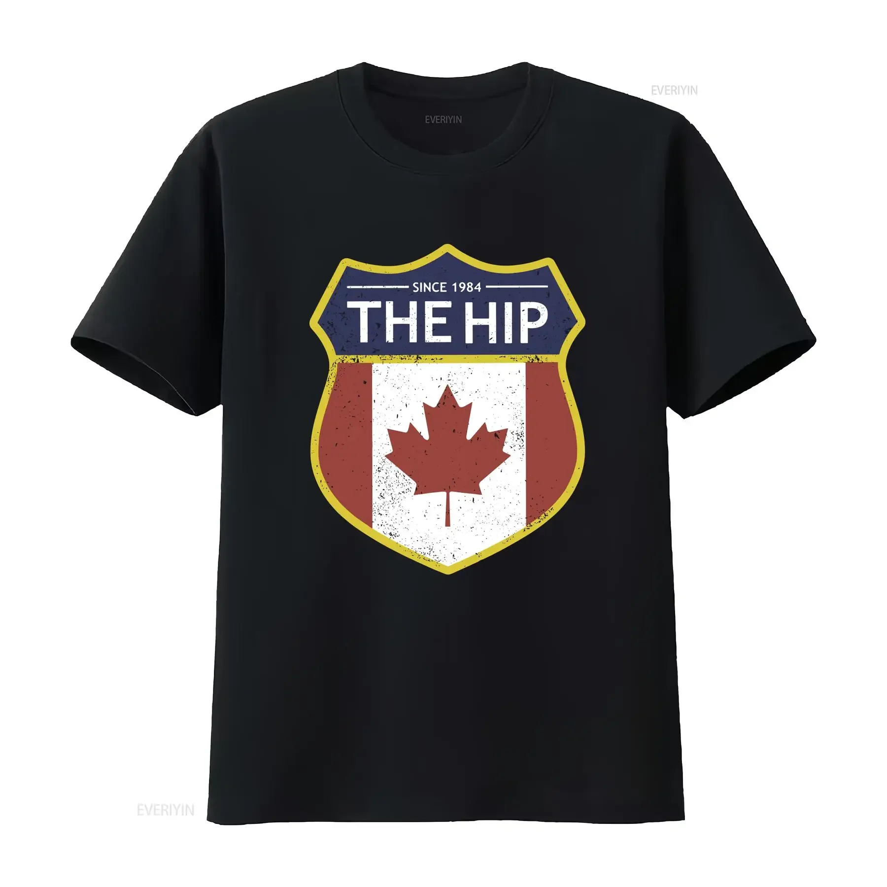 Tragically Hip Y2K Concert T shirt rock band Men's M vintage Washed Versatile Unisex Casual Top For Everyday Wear Breathable