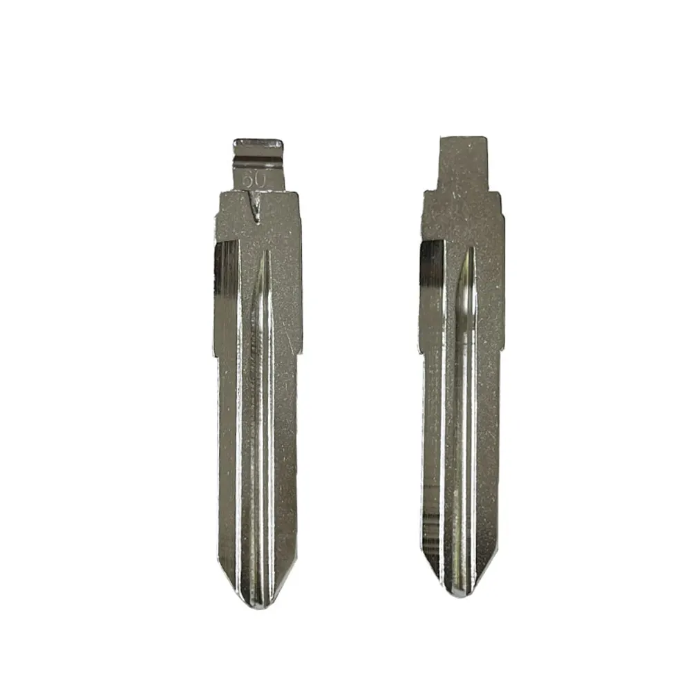 10pcs 60# GT15 Metal Flip Car Key Blade GT15 Key Blank for Fiat KD Metal VVDI JMD Fob Replacement Uncut Key Blade