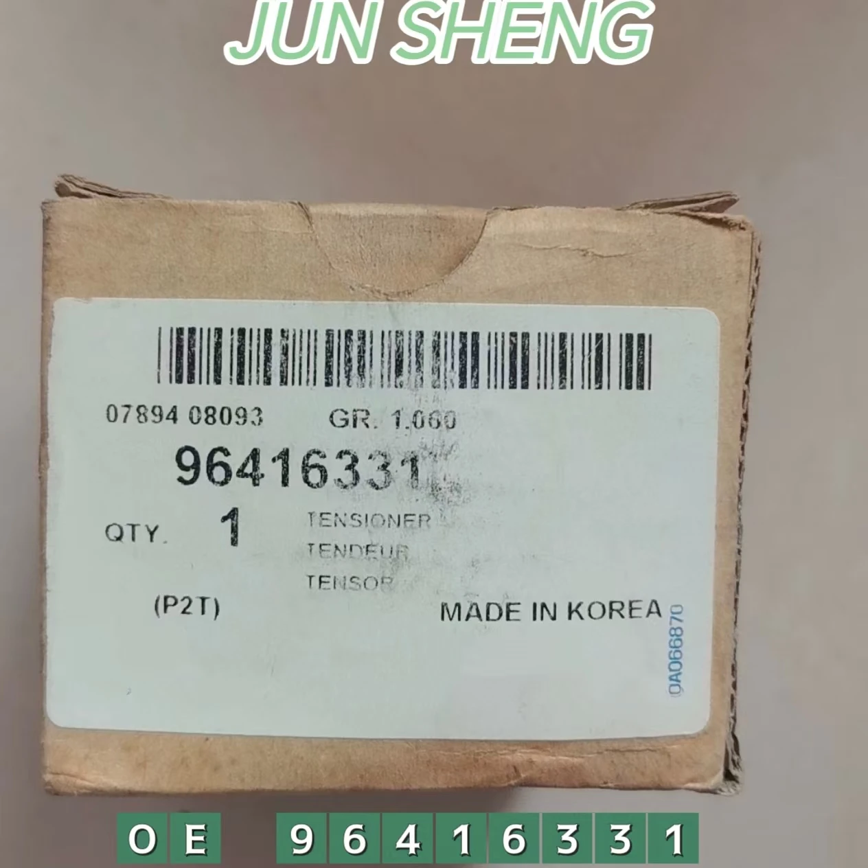 

GENUINE Belt Drive Tensioner Pulley For CHEVROLET AVEO SPARK GENTRA 24103203 96416331 780321508 T36408